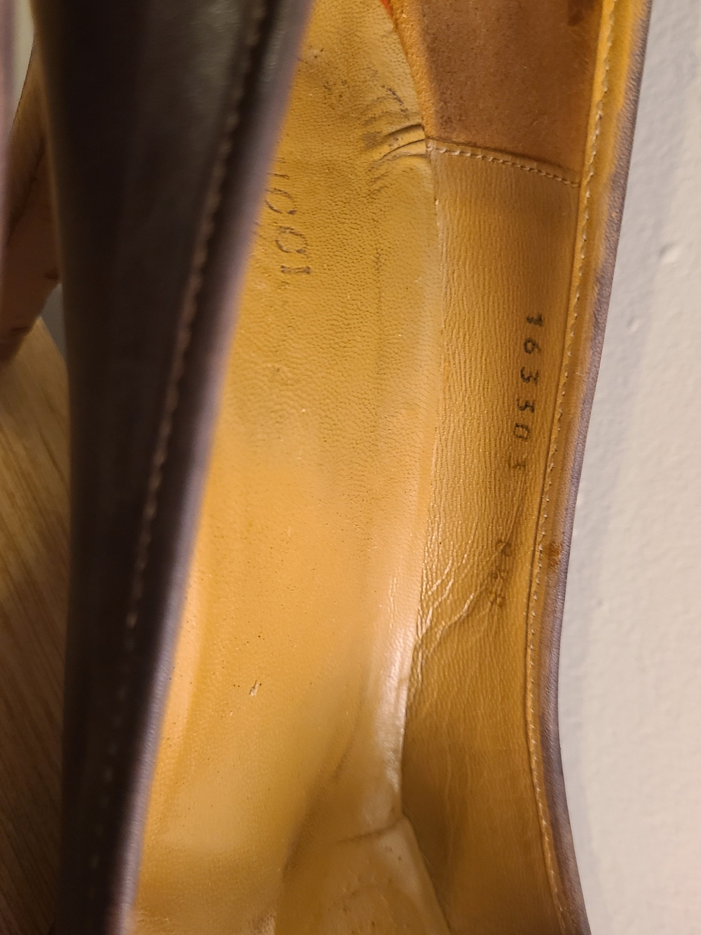 Gucci Brown Leather GG Logo Loafers - Women's - Picture 5 of 5